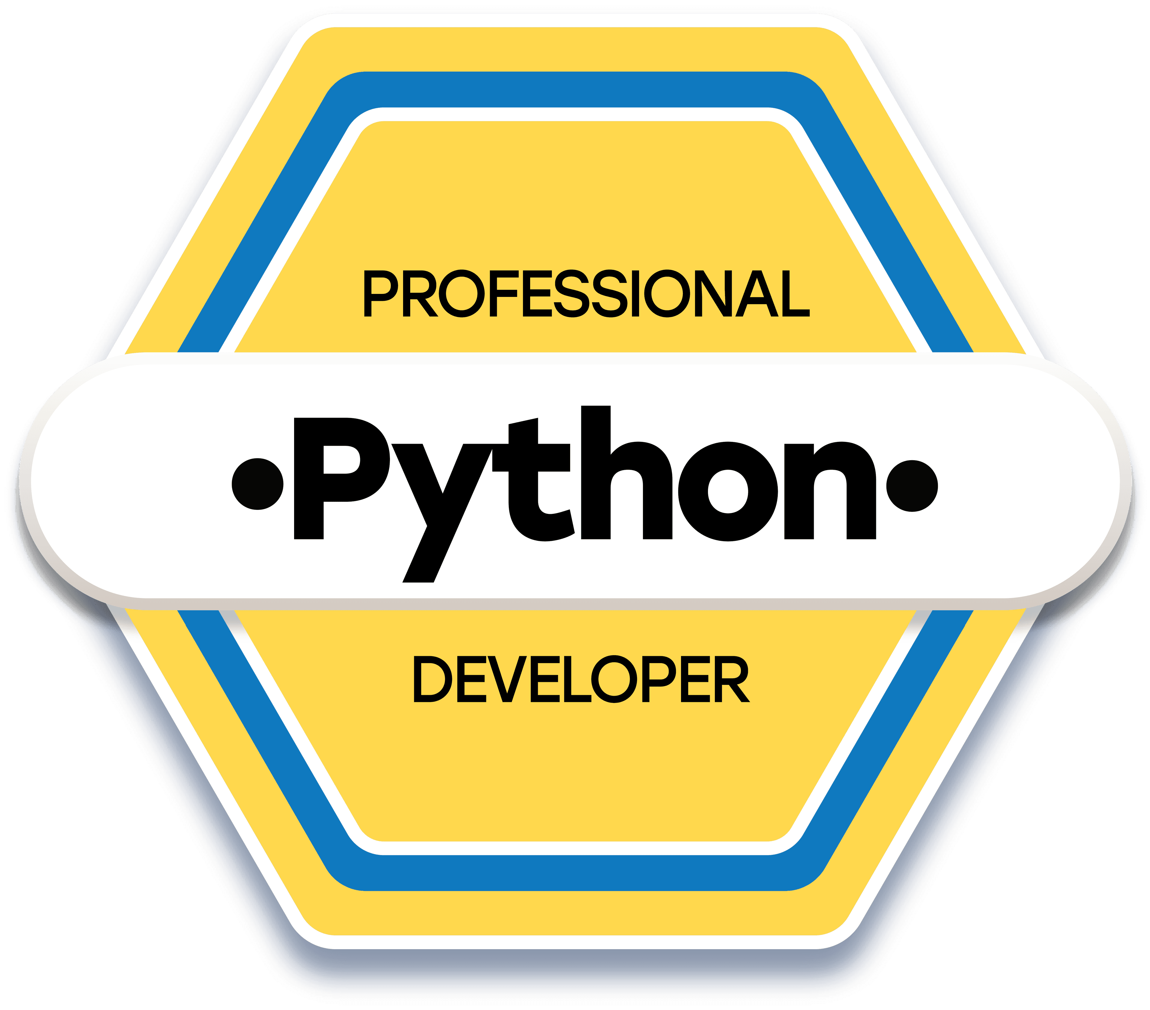 Professional Python Developer Certification Badge
